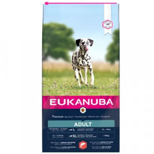EUKANUBA DOG LARGE SALMON sausā barība suņiem Lasis 12kg